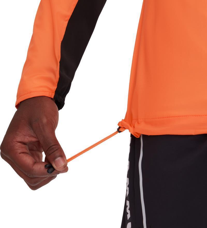 Aenergy WB Hooded Jacket - Mens - Dark Tangerine / Black 7