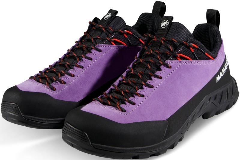 Alnasca IV Low Leather - Womens - lavandin / mammut red 1