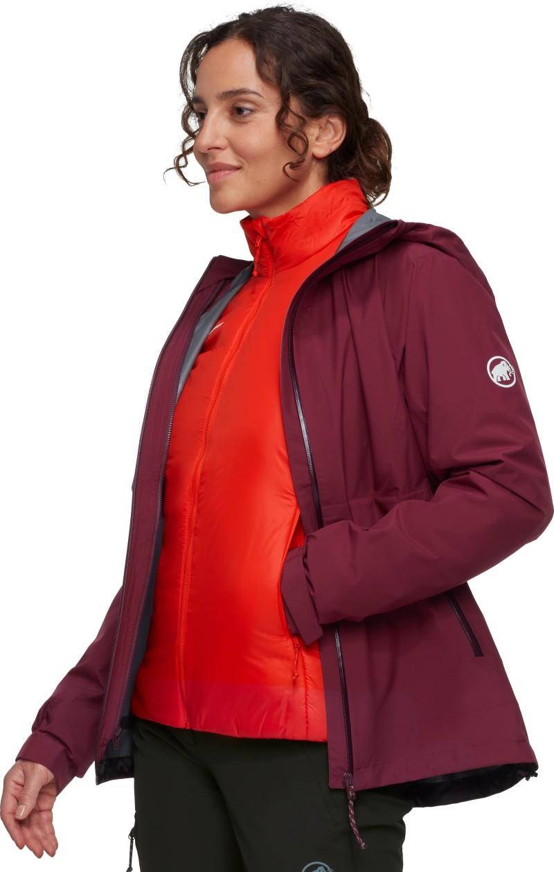 Alto Light 3-in-1 HS Hooded Jacket - Womens - vin / mammut red 1
