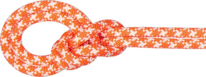 Crag 9.5mm x 80m - Classic - vibrant orange / white 1