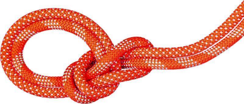 Crag 9.8mm x 80m - Classic Duodess - Vibrant Orange / White 1