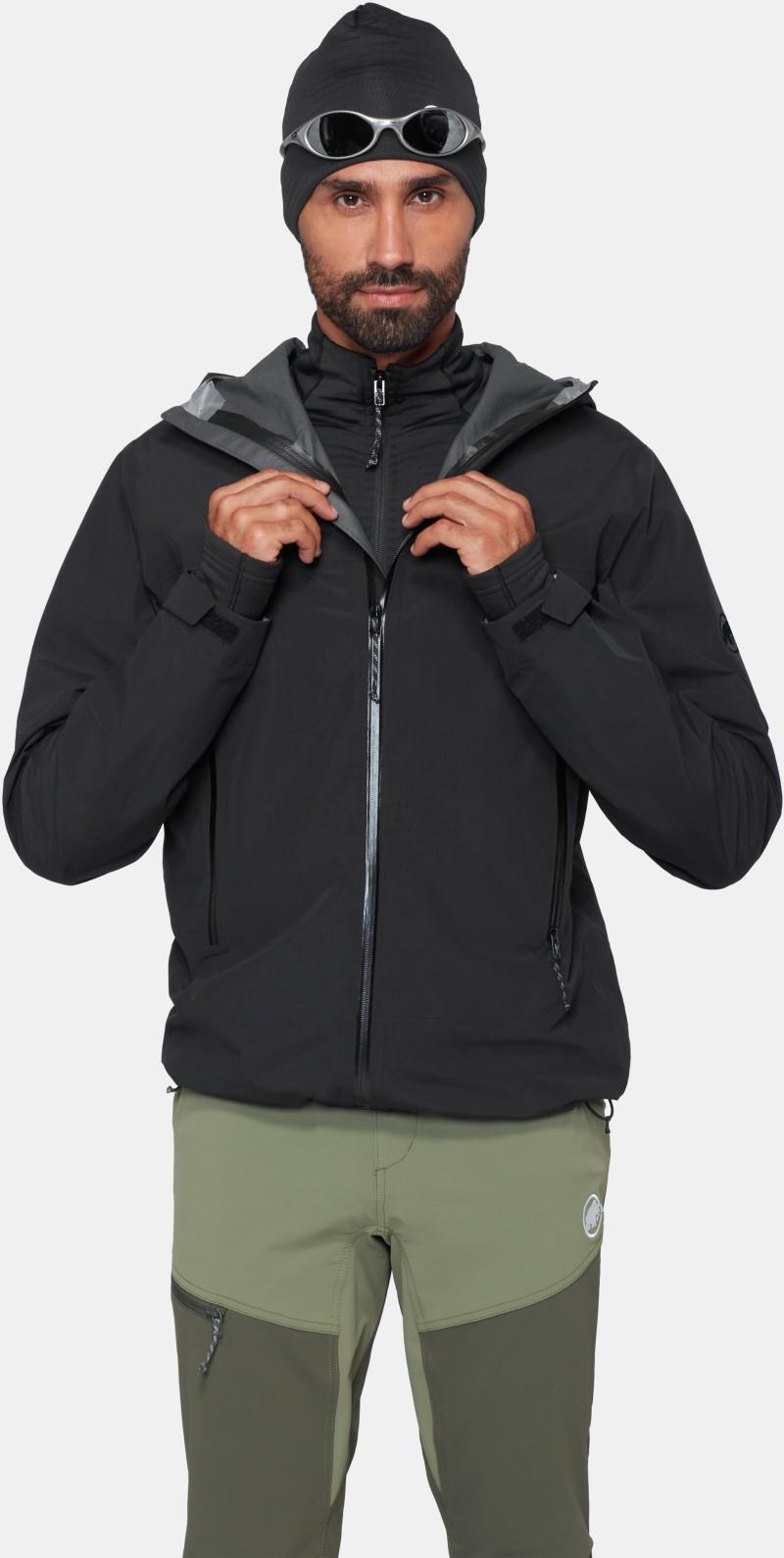 Crag HS Hooded Jacket - Mens - black 1