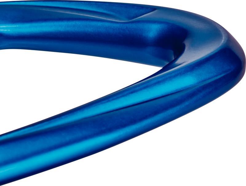 Crag Key Lock 10cm Indicator Quickdraw - Straight Gate / Bent Gate - Silver / Ultramarine - 6-Pack - Not Applicable 2