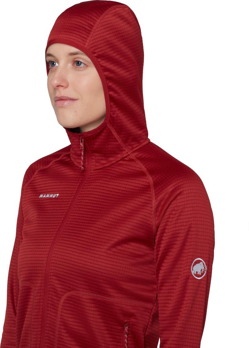 Crag ML Hooded Jacket - Womens - dark mammut red 1