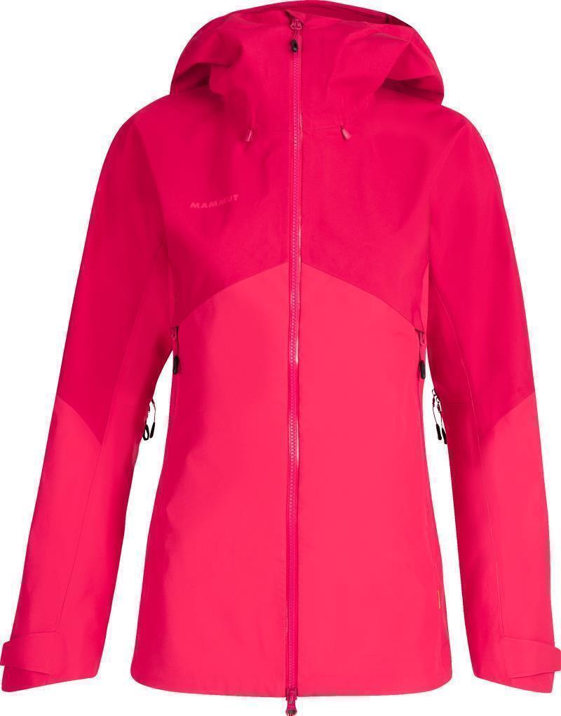 Crater HS Hooded Jacket - Womens - Dragon Fruit / Sundown 1