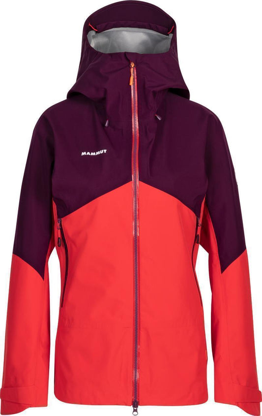 Crater HS Hooded Jacket - Womens - Sunset / Grape 1
