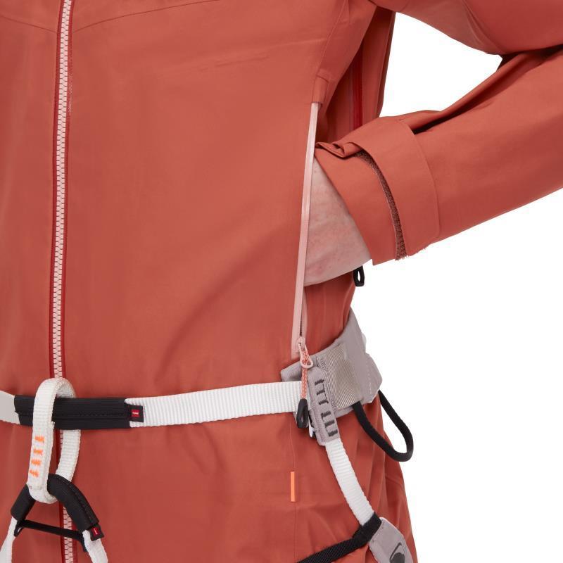 Crater IV HS Hooded Jacket - Womens - Brick 7