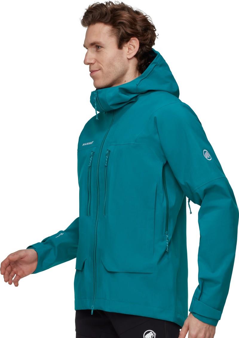Crater Pro HS Hooded Jacket - Mens - deep teal 1