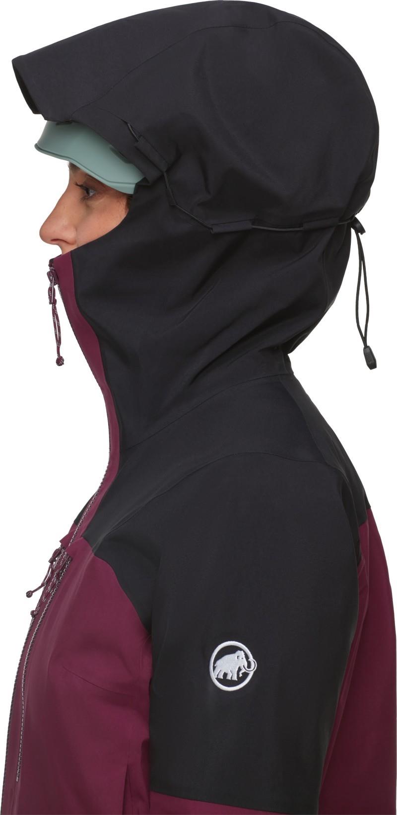 Crater Pro HS Hooded Jacket - Womens - vin / black 1