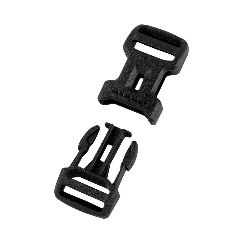 Dual Adjust Side Squeeze Buckle 38mm - Black - black 1