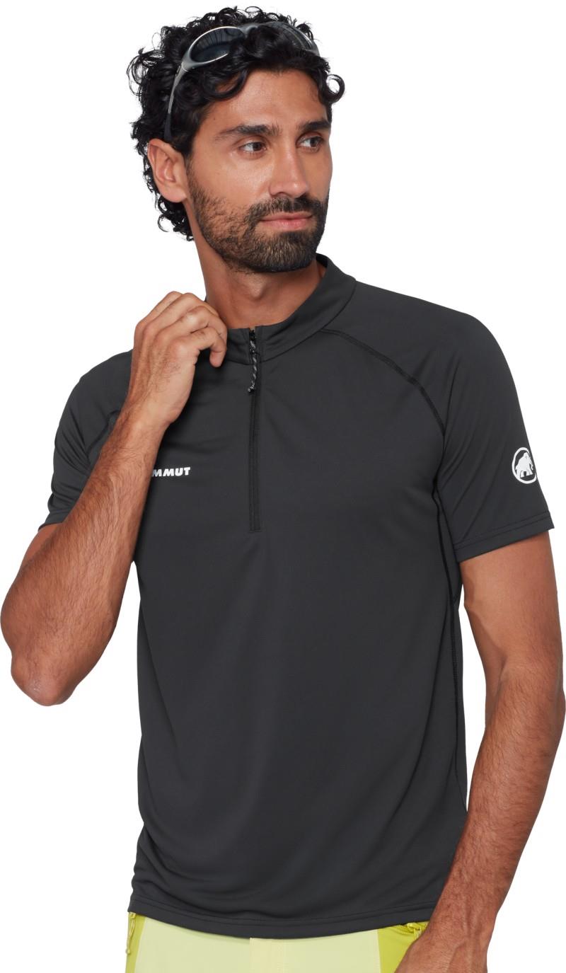 Ducan FL Half Zip T-Shirt - Mens - black 1