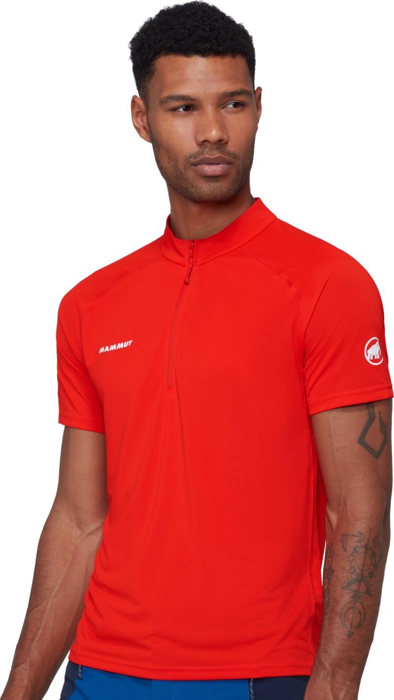Ducan FL Half Zip T-Shirt - Mens - mammut red 1