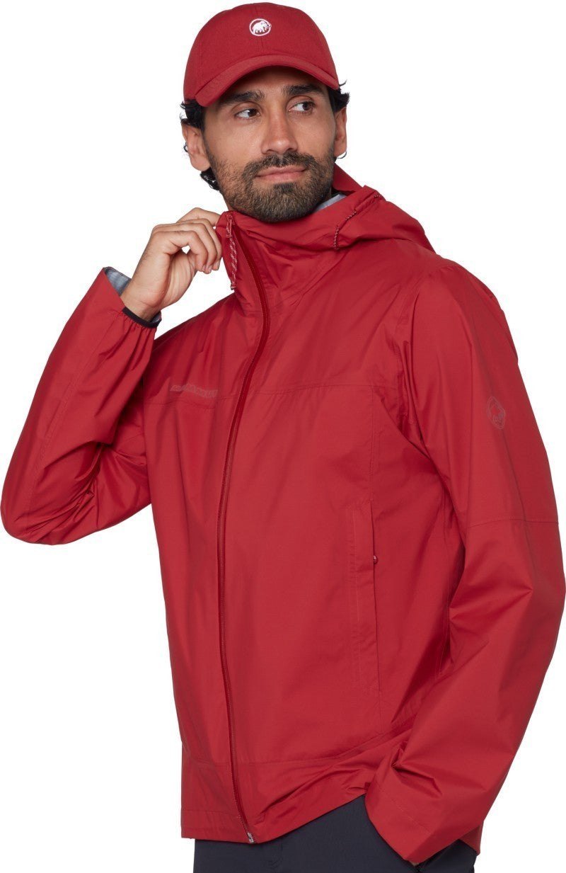 Ducan HS Hooded Jacket - Mens - dark mammut red 1