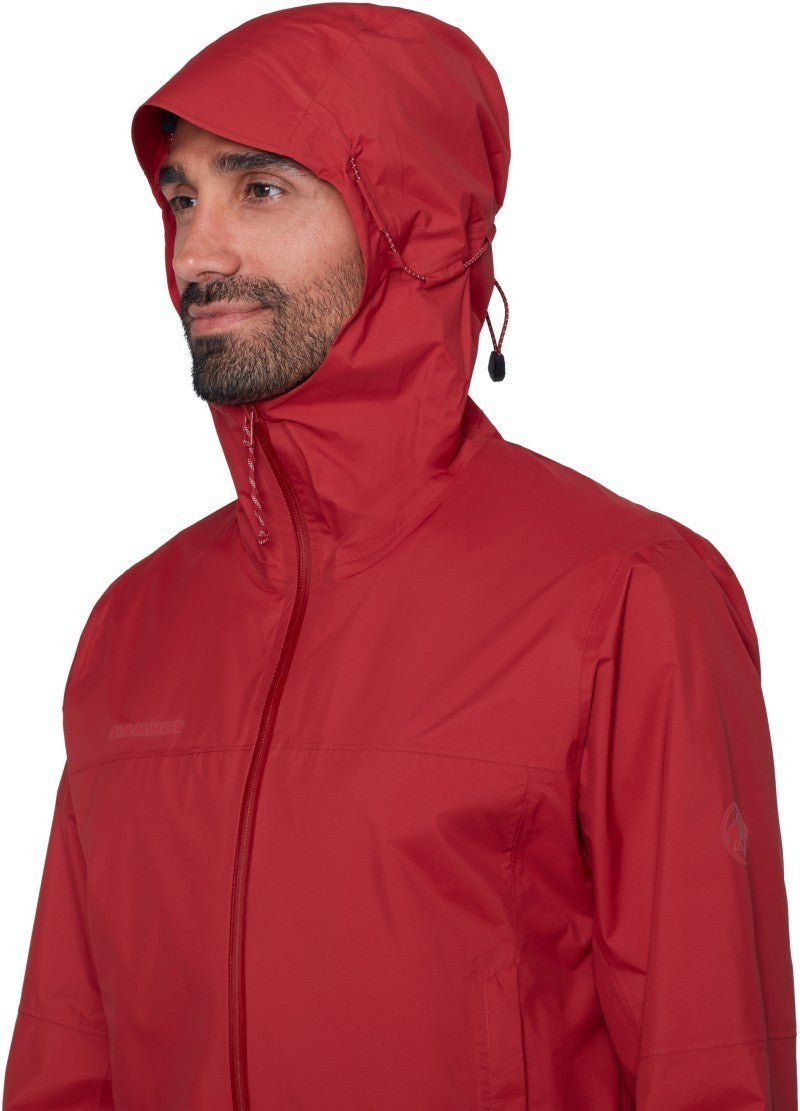 Ducan HS Hooded Jacket - Mens - dark mammut red 1