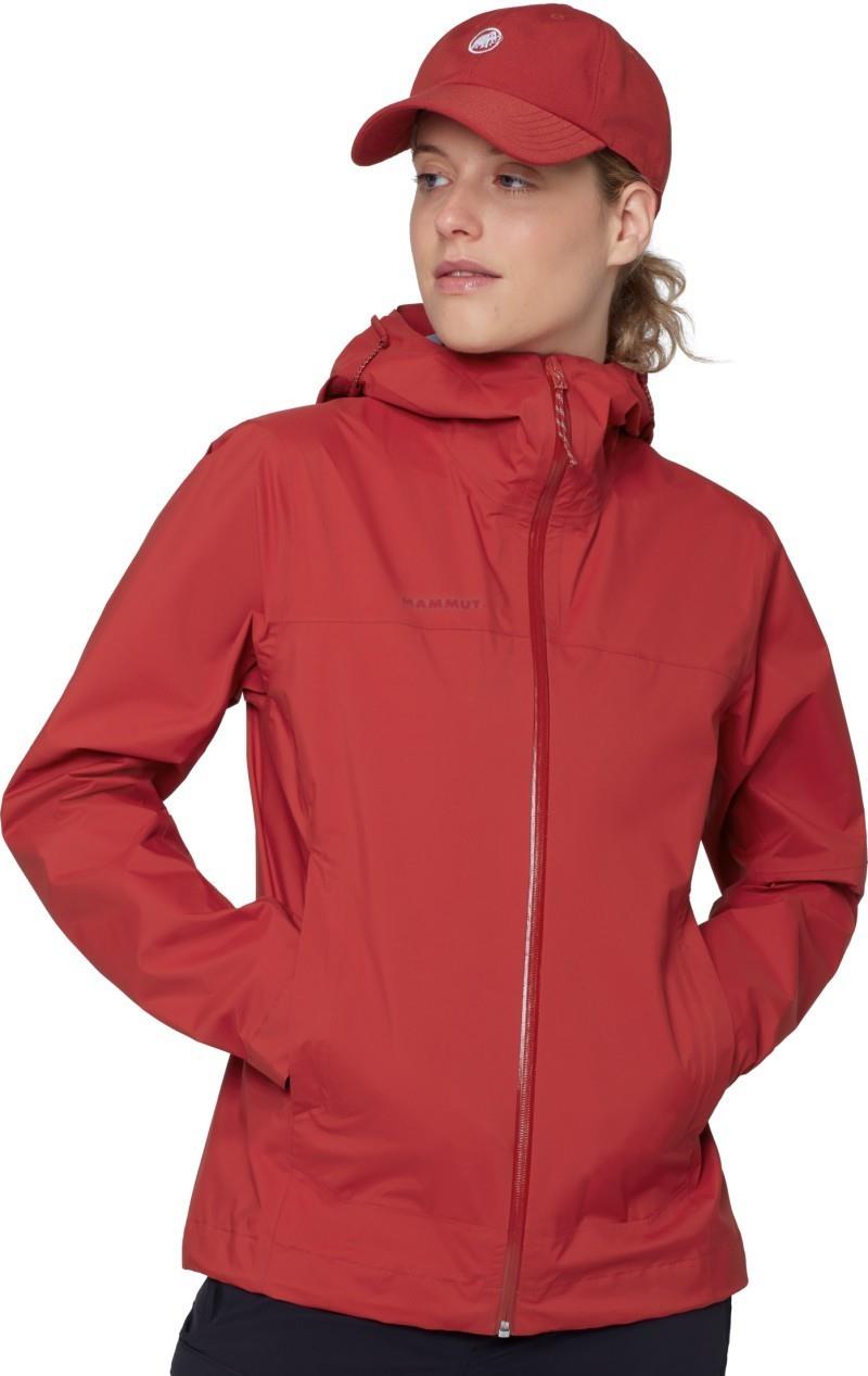 Ducan HS Hooded Jacket - Womens - dark mammut red 1