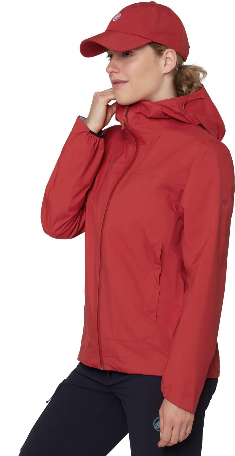 Ducan HS Hooded Jacket - Womens - dark mammut red 1