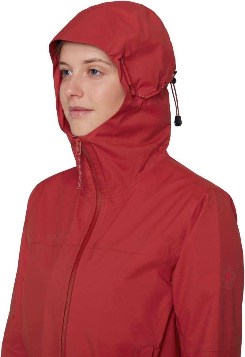 Ducan HS Hooded Jacket - Womens - dark mammut red 1