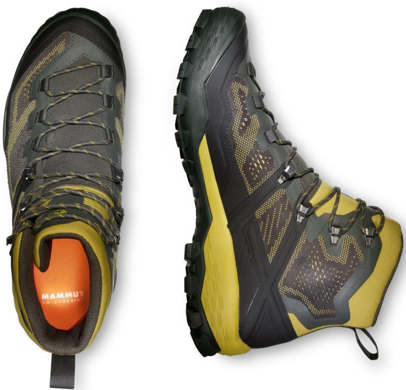 Ducan High GTX - Mens - Dark Tin / Amber Green 4