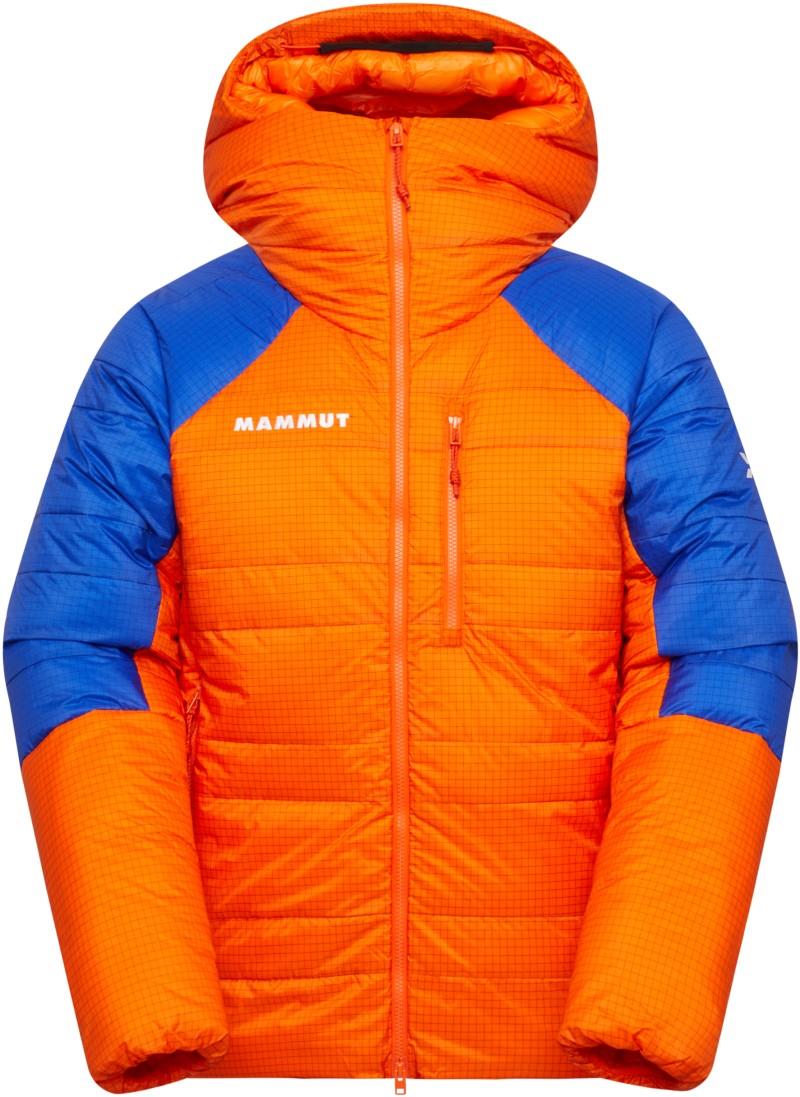 Eiger Nordwand Advanced Down IN Hooded Jacket - Mens - eiger orange / eiger blue 1