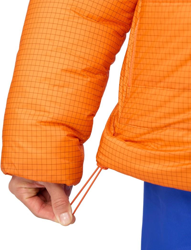 Eiger Nordwand Advanced Down IN Hooded Jacket - Mens - eiger orange / eiger blue 1