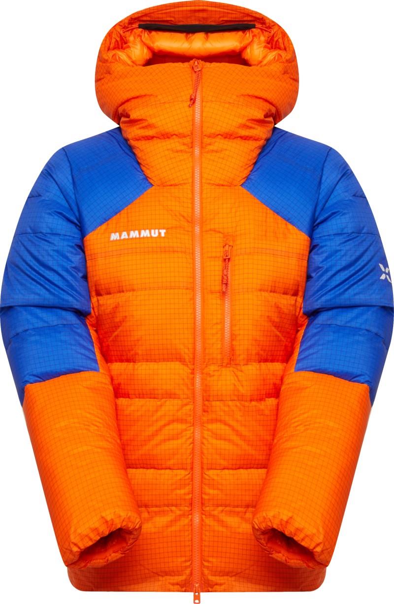 Eiger Nordwand Advanced Down IN Hooded Jacket - Womens - eiger orange / eiger blue 1