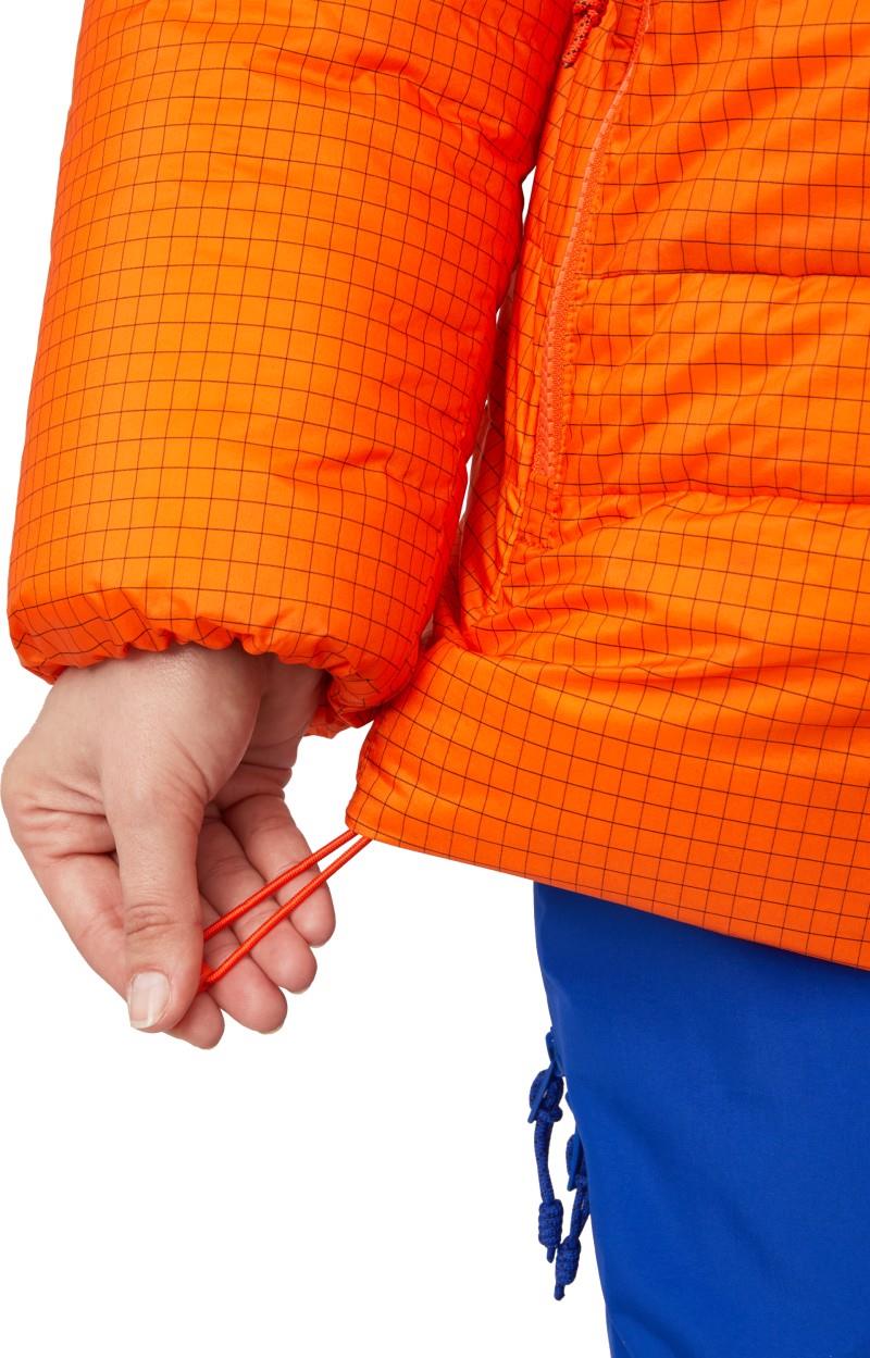 Eiger Nordwand Advanced Down IN Hooded Jacket - Womens - eiger orange / eiger blue 1