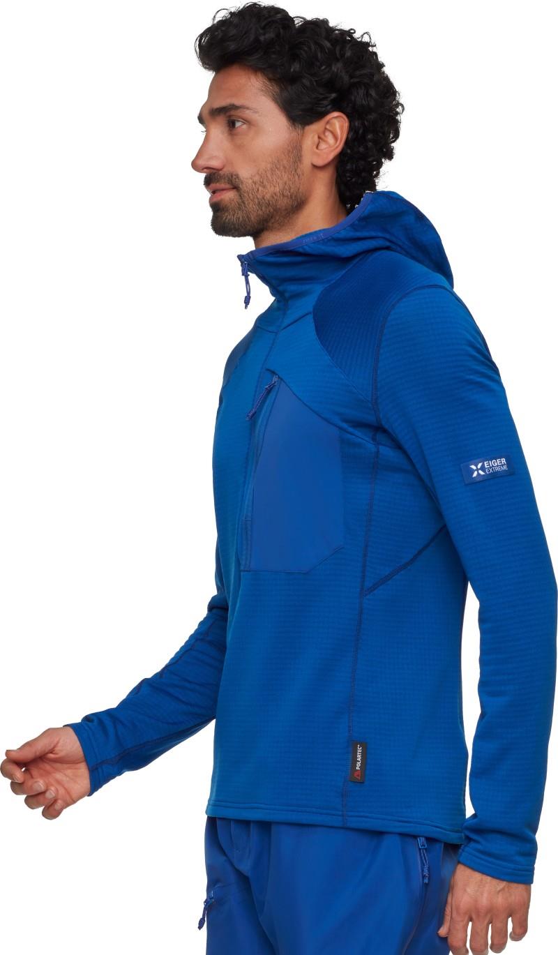 Eiger Nordwand Advanced FL Half Zip Hoodie - Mens - eiger blue 1