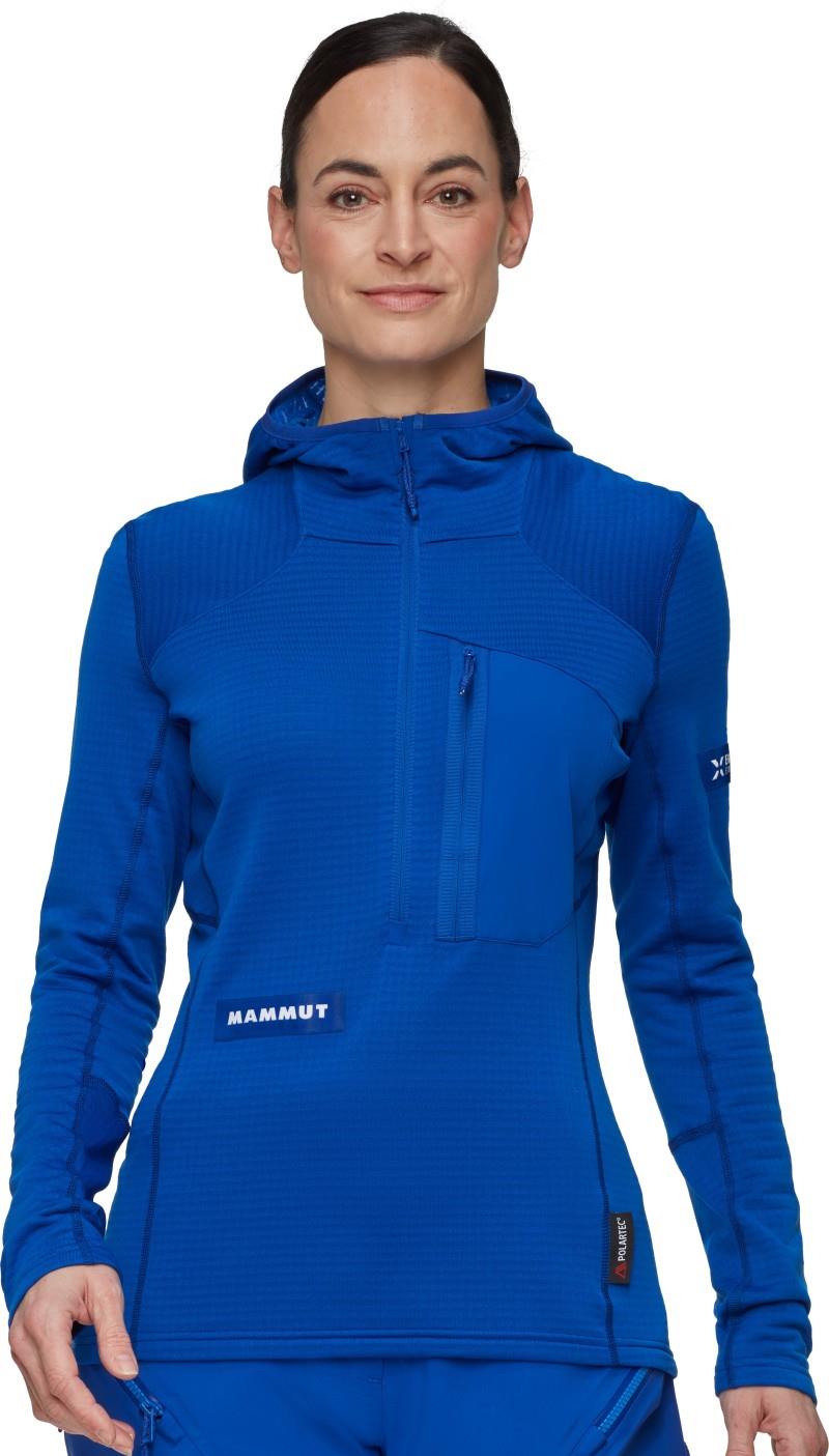 Eiger Nordwand Advanced FL Half Zip Hoodie - Womens - eiger blue 1