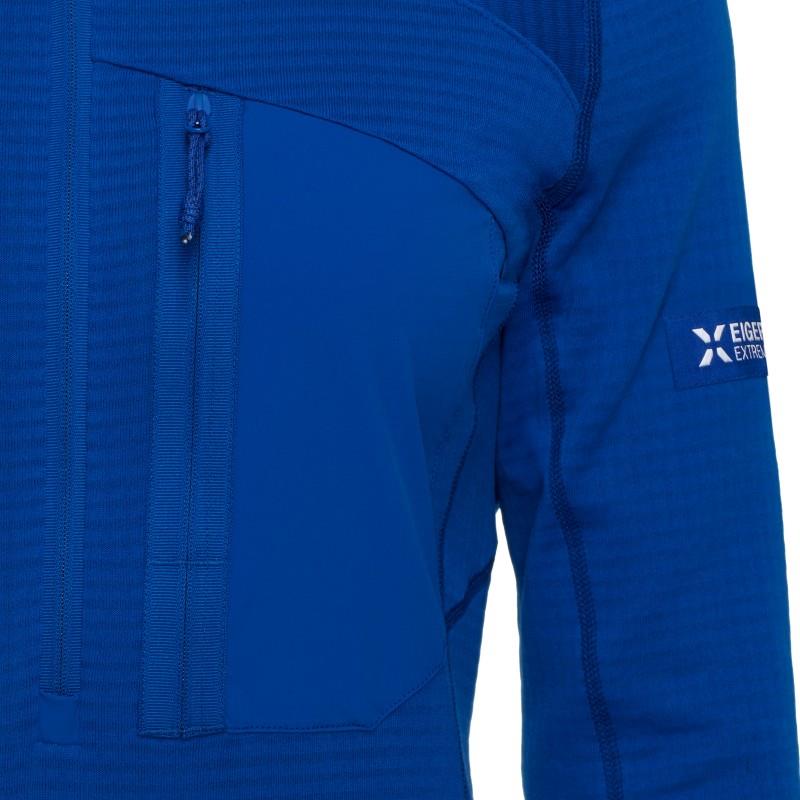 Eiger Nordwand Advanced FL Half Zip Hoodie - Womens - eiger blue 1
