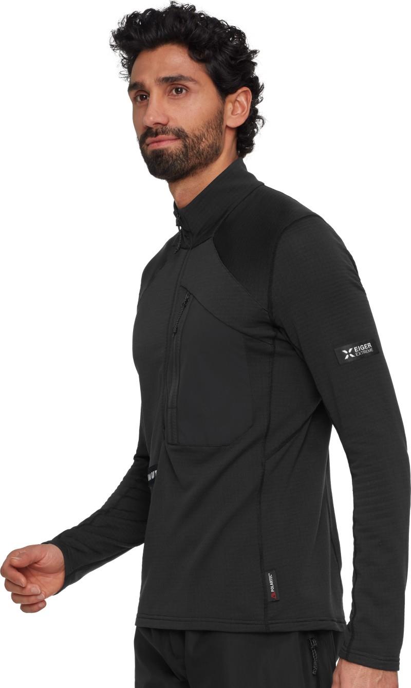 Eiger Nordwand Advanced FL Half Zip Pullover - Mens - black 1
