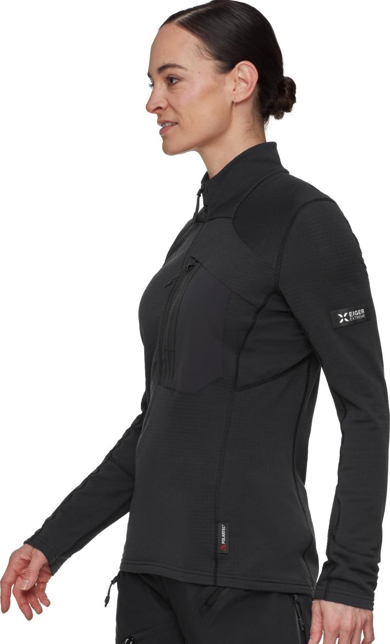 Eiger Nordwand Advanced FL Half Zip Pullover - Womens - black 1