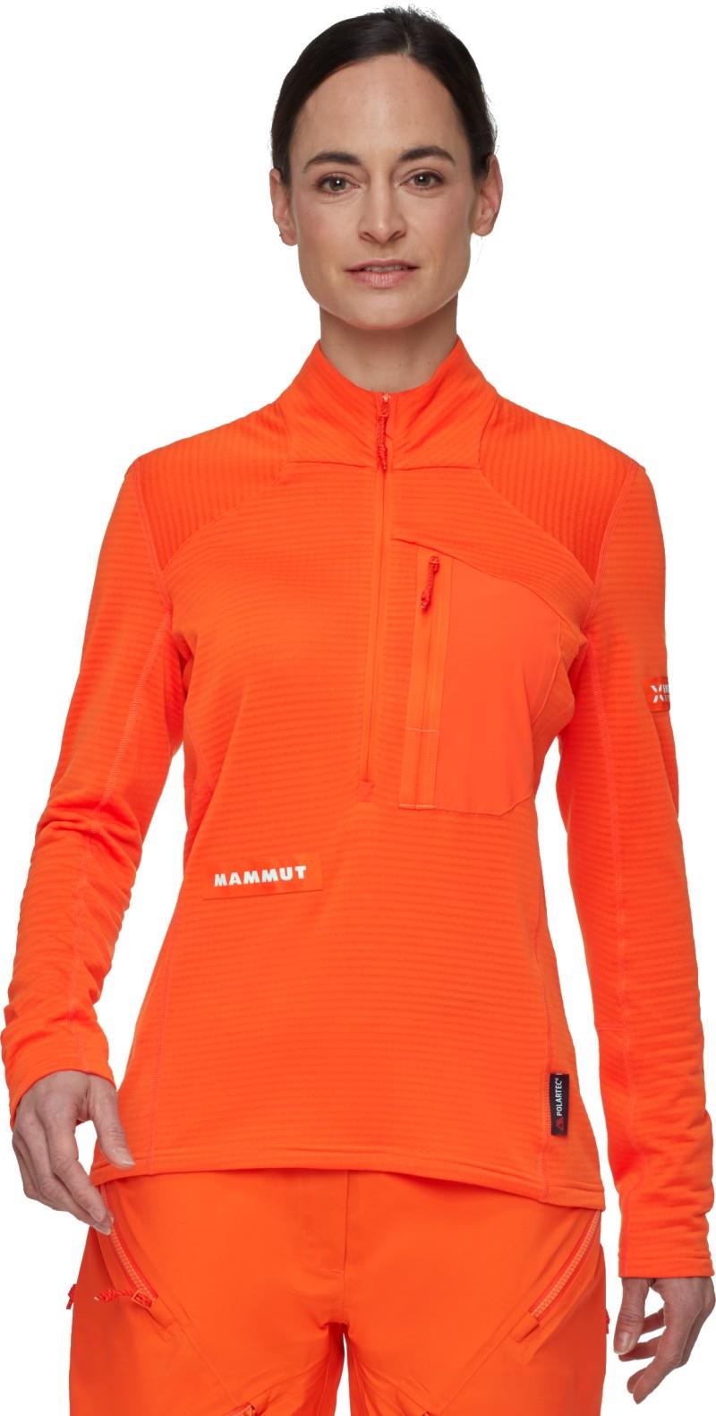 Eiger Nordwand Advanced FL Half Zip - Womens - eiger orange 1