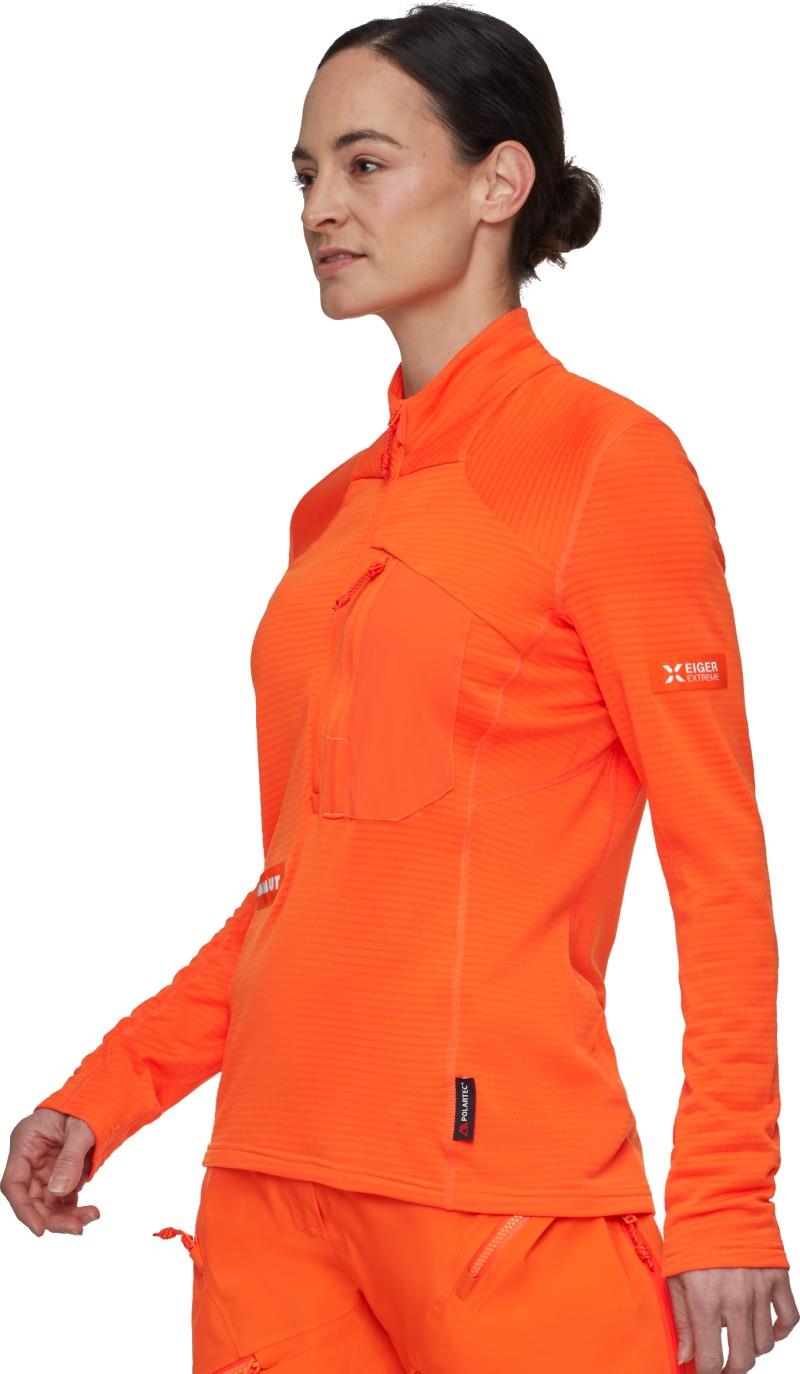 Eiger Nordwand Advanced FL Half Zip - Womens - eiger orange 1