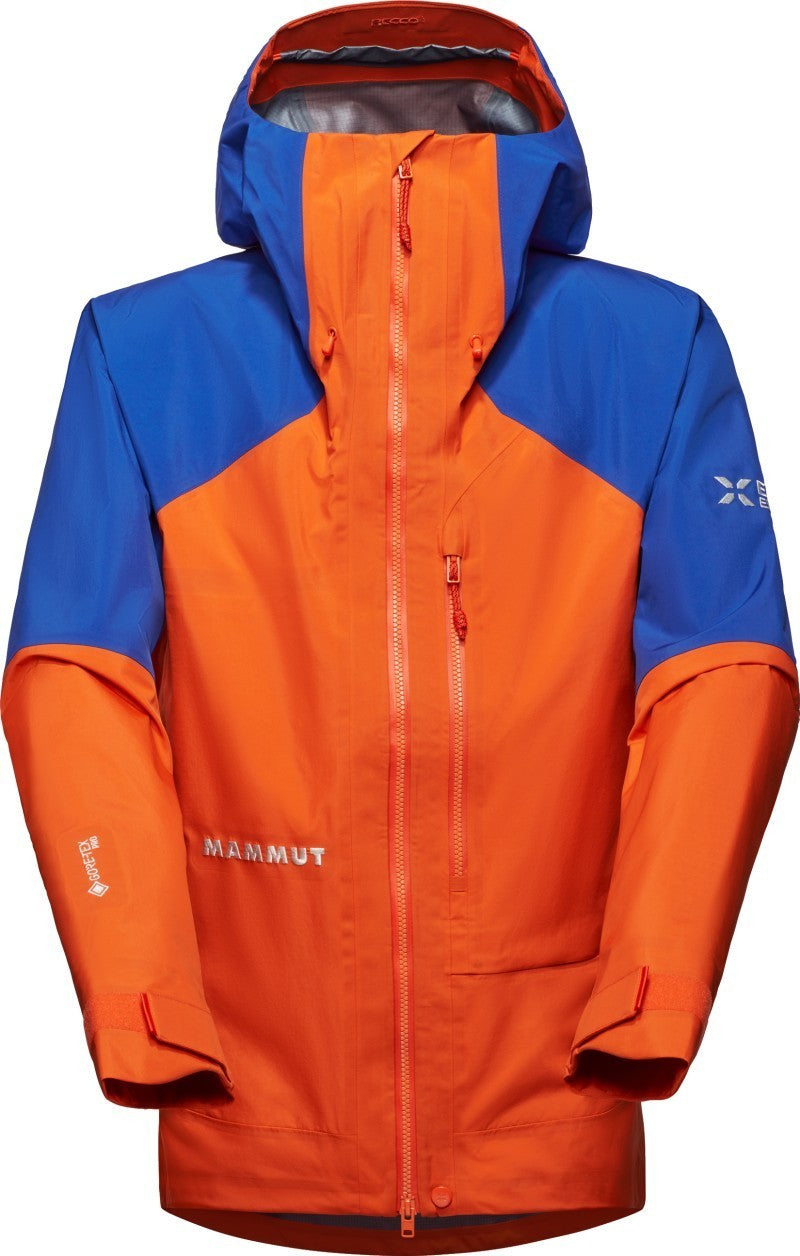 Eiger Nordwand Advanced HS Hooded Jacket - Mens - eiger orange / eiger blue 1