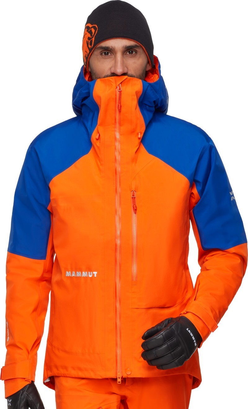 Eiger Nordwand Advanced HS Hooded Jacket - Mens - eiger orange / eiger blue 1