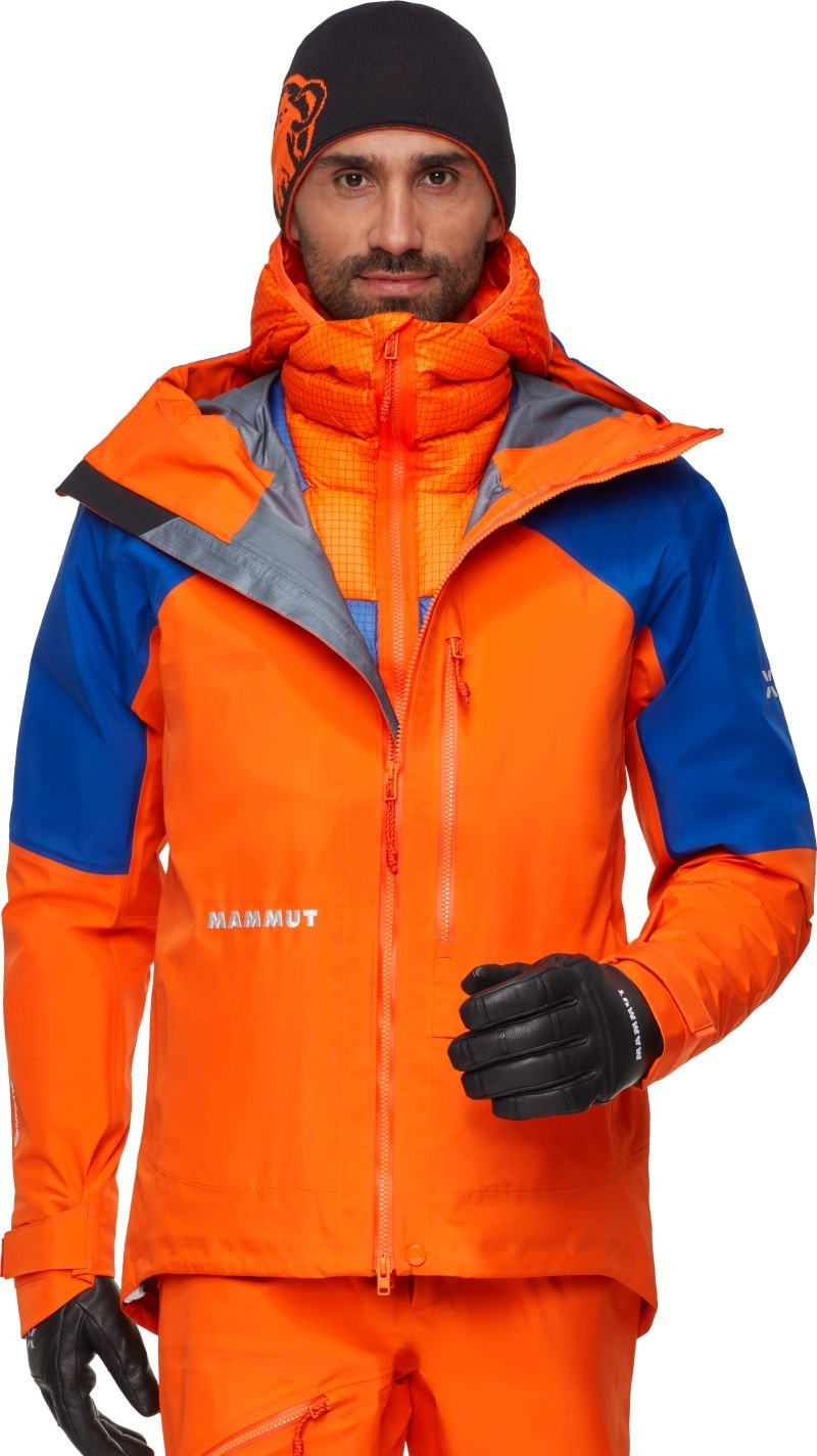 Eiger Nordwand Advanced HS Hooded Jacket - Mens - eiger orange / eiger blue 1