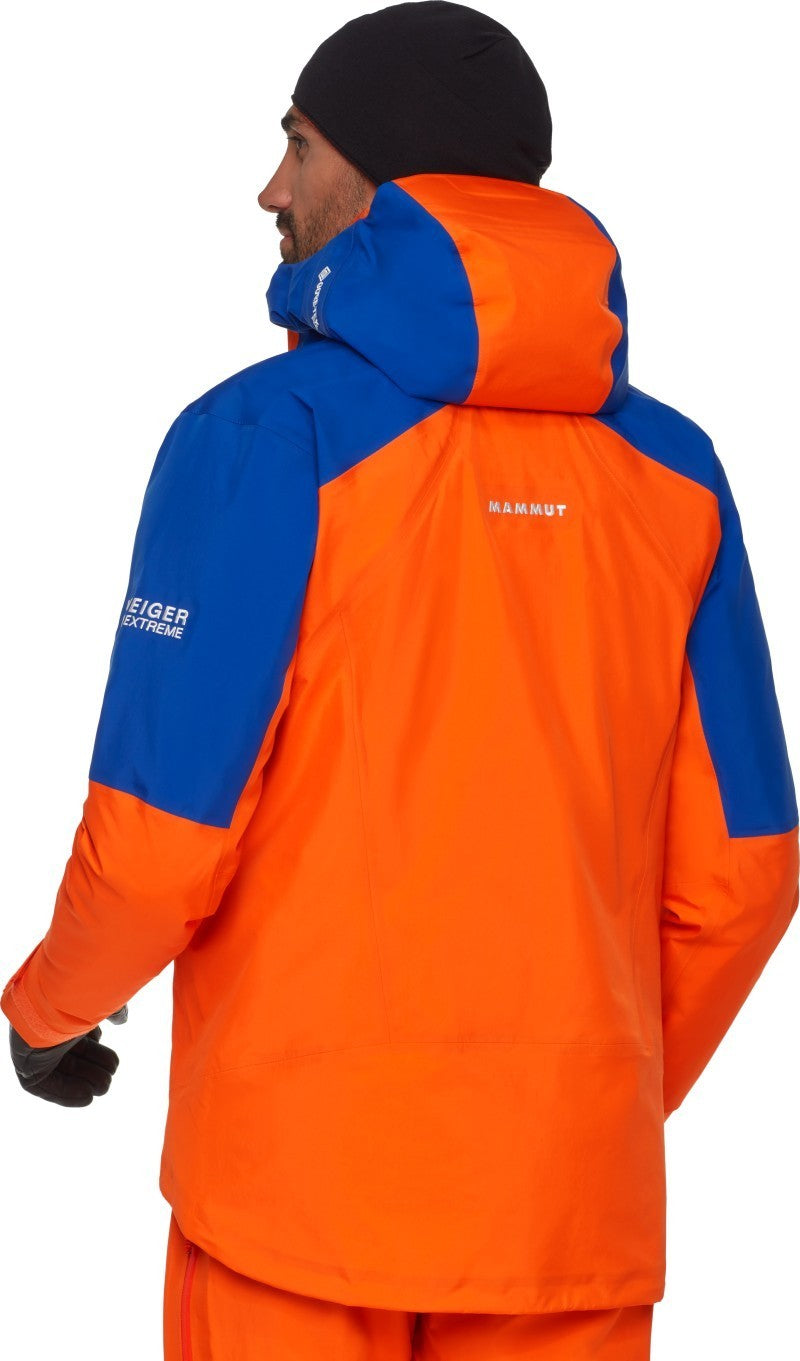 Eiger Nordwand Advanced HS Hooded Jacket - Mens - eiger orange / eiger blue 1