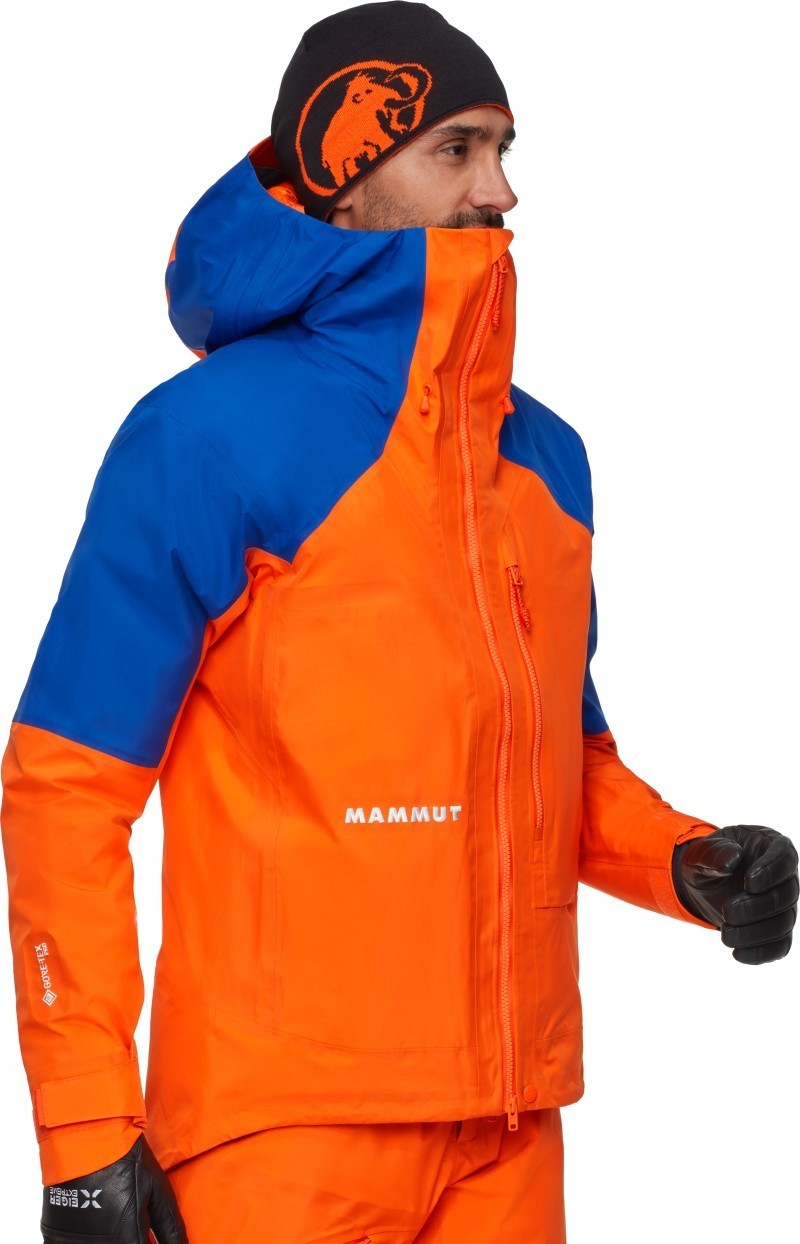Eiger Nordwand Advanced HS Hooded Jacket - Mens - eiger orange / eiger blue 1