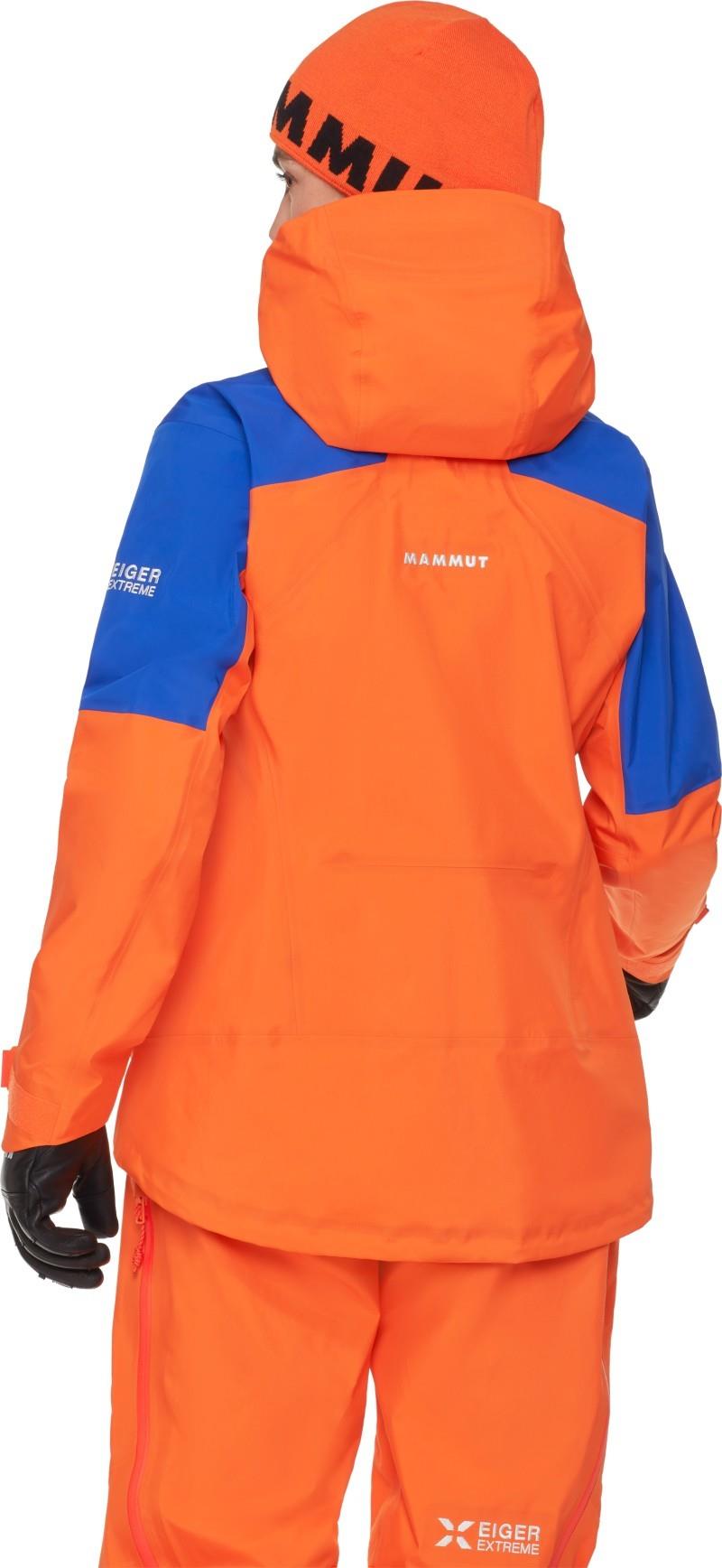 Eiger Nordwand Advanced HS Hooded Jacket - Womens - eiger orange / eiger blue 1