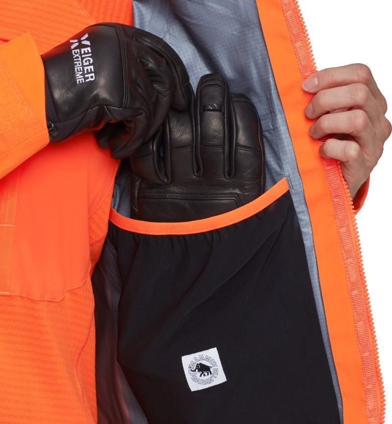 Eiger Nordwand Advanced HS Hooded Jacket - Womens - eiger orange / eiger blue 1