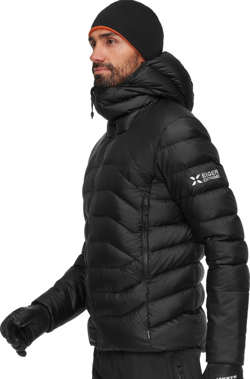 Eiger Nordwand Light Down IN Hooded Jacket - Mens - black 1