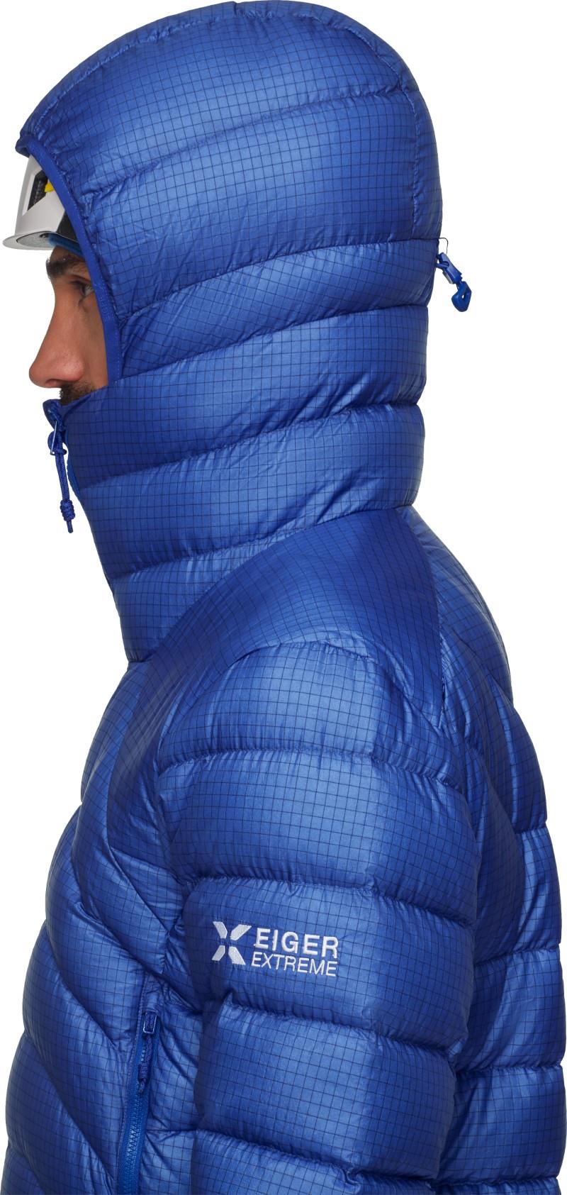 Eiger Nordwand Light Down IN Hooded Jacket - Mens - eiger blue 1