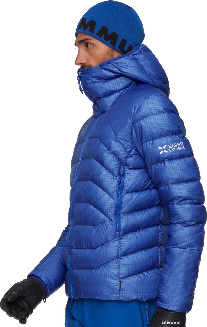 Eiger Nordwand Light Down IN Hooded Jacket - Mens - eiger blue 1