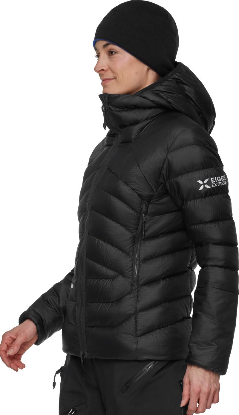 Eiger Nordwand Light Down IN Hooded Jacket - Womens - black 1