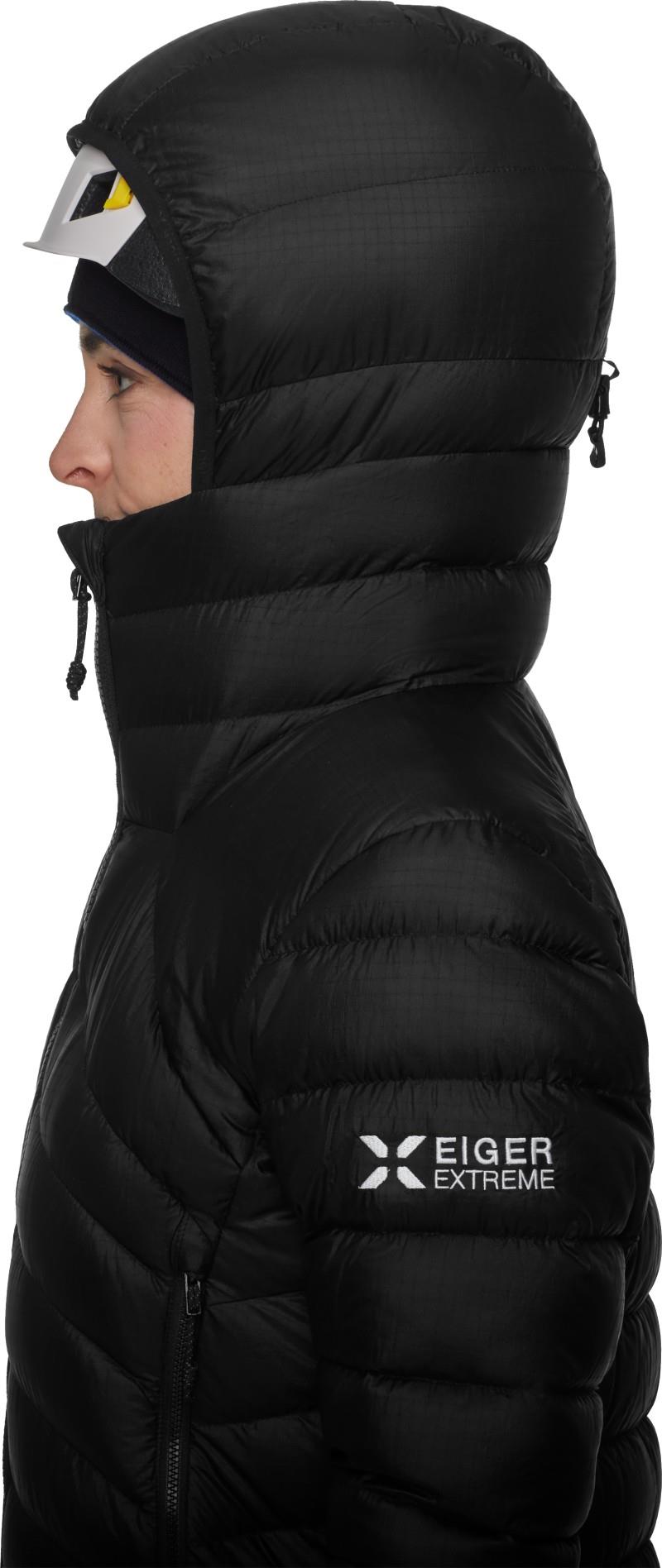 Eiger Nordwand Light Down IN Hooded Jacket - Womens - black 1