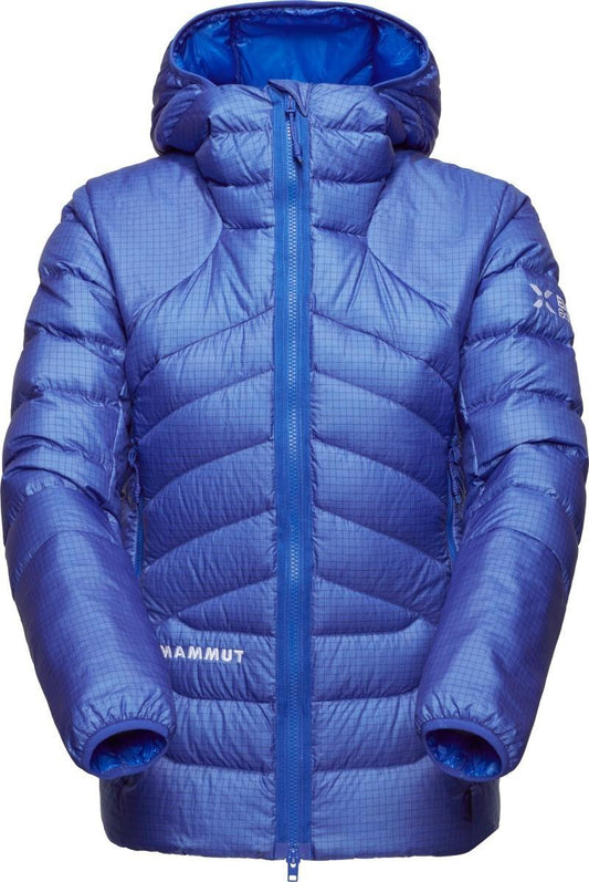 Eiger Nordwand Light Down IN Hooded Jacket - Womens - eiger blue 1