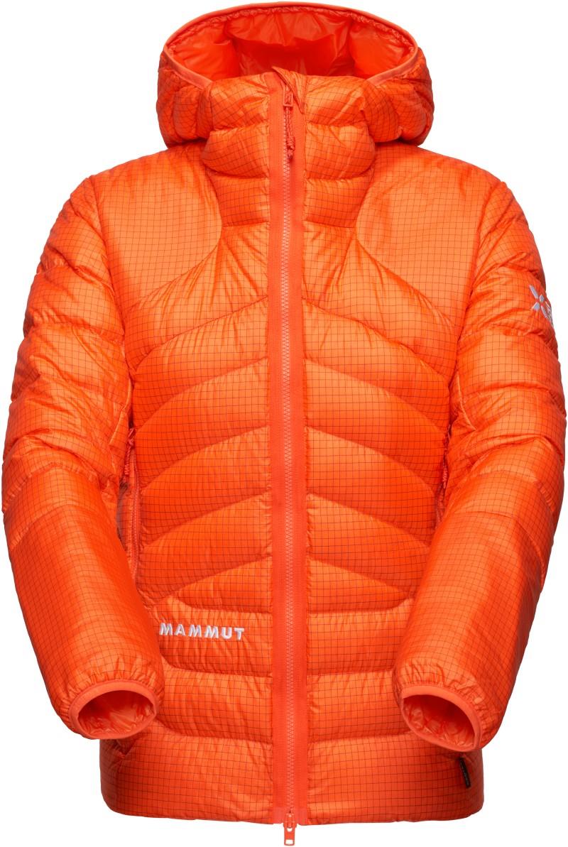 Eiger Nordwand Light Down IN Hooded Jacket - Womens - eiger orange 1