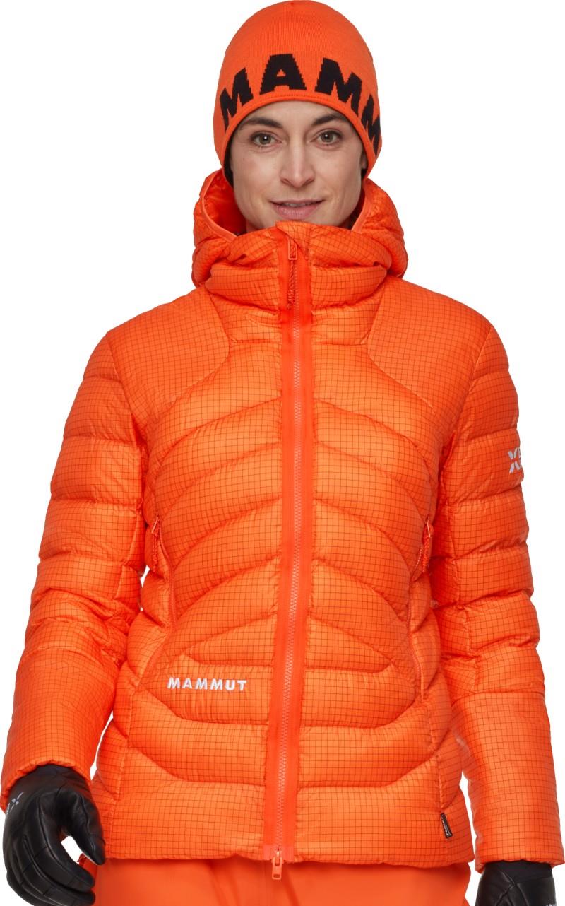 Eiger Nordwand Light Down IN Hooded Jacket - Womens - eiger orange 1