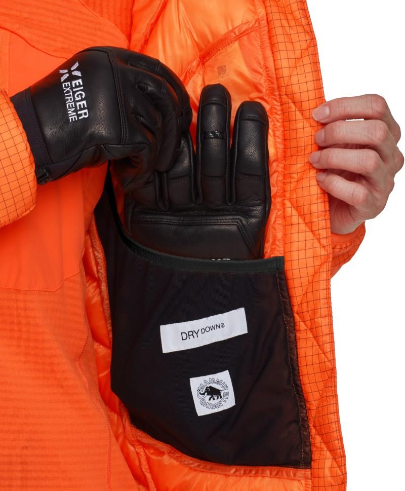 Eiger Nordwand Light Down IN Hooded Jacket - Womens - eiger orange 1
