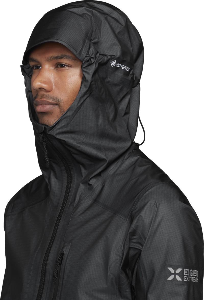 Eiger Nordwand Light HS Hooded Jacket - Mens - black 1